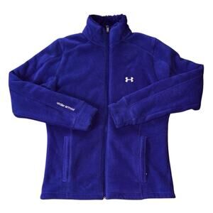Under Armour Polar Full-Zip Purple Fleece Jacket Small